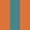 Case Haute : ORANGE + Case Milieu : BLEU TURQUOISE + Case Basse : ORANGE