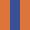Case Haute : ORANGE + Case Milieu : BLEU COBALT + Case Basse : ORANGE