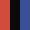 Case Haute : ROUGE + Case Milieu : NOIR + Case Basse : BLEU COBALT