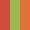 Case Haute : ROUGE + Case Milieu : VERT ANIS + Case Basse : ORANGE