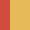 Case Haute : ROUGE + Case Milieu : JAUNE MELON + Case Basse : JAUNE MELON