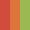 Case Haute : ROUGE + Case Milieu : ORANGE + Case Basse : VERT ANIS
