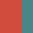 Case Haute : ROUGE + Case Milieu : ROUGE + Case Basse : BLEU TURQUOISE