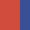 Case Haute : ROUGE + Case Milieu : ROUGE + Case Basse : BLEU COBALT
