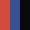 Case Haute : ROUGE + Case Milieu : BLEU COBALT + Case Basse : NOIR