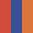 Case Haute : ROUGE + Case Milieu : BLEU COBALT + Case Basse : ORANGE