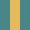 Case Haute : BLEU TURQUOISE + Case Milieu : JAUNE MELON + Case Basse : BLEU TURQUOISE
