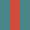 Case Haute : BLEU TURQUOISE + Case Milieu : ROUGE + Case Basse : BLEU TURQUOISE