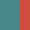 Case Haute : BLEU TURQUOISE + Case Milieu : BLEU TURQUOISE + Case Basse : ROUGE