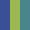 Case Haute : BLEU COBALT + Case Milieu : VERT ANIS + Case Basse : BLEU TURQUOISE