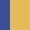 Case Haute : BLEU COBALT + Case Milieu : JAUNE MELON + Case Basse : JAUNE MELON
