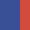 Case Haute : BLEU COBALT + Case Milieu : BLEU COBALT + Case Basse : ROUGE