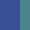Case Haute : BLEU COBALT + Case Milieu : BLEU COBALT + Case Basse : BLEU TURQUOISE