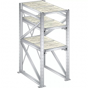 Rayonnage (LxPxH) 890x860x2000mm