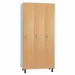 Vestiaire de bureau en mélaminé 3 cases
