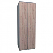Vestiaire de bureau en stratifié ou mélaminé 2 cases