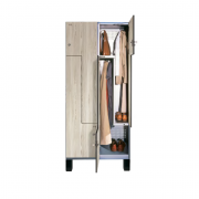 Vestiaire Z en bois pour un encombrement réduit