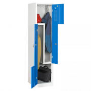 Vestiaire monobloc 2 cases portes Z LIGNE 20