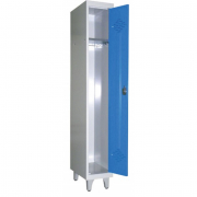 Vestiaire monobloc en acier pour industrie propre