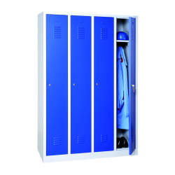 Vestiaire monobloc industrie propre sur socle