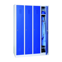 Vestiaire monobloc industrie propre sur socle