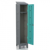 Grand Vestiaire Plastique Industrie Salissante -  400mm - Noir et 6 Coloris