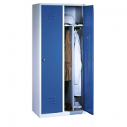 Vestiaire Classic pour industrie salissante avec cloisons intermédiaires sans pieds
