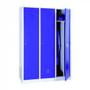 Vestiaire monobloc industrie salissante sur pieds