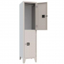 Armoire vestiaire monobloc multi casier avec séparation ind.saliss. Couleur standard RAL 7035