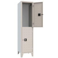 Armoire vestiaire monobloc multi casier Couleur standard RAL 7035
