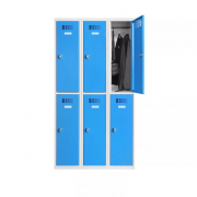 Casier vestiaire 2 cases pour gain de place