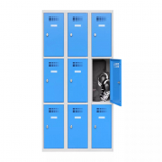 Casier vestiaire multicases 3 cases petit format