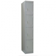 Vestiaire multicases en acier avec 4 cases par colonne