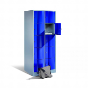 Vestiaire multicases extrêmement résistant 5 cases superposées