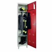 Vestiaire métallique pour pompiers 2 cases