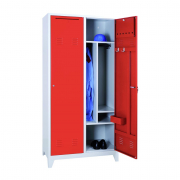 Vestiaire pompier classique 2 cases